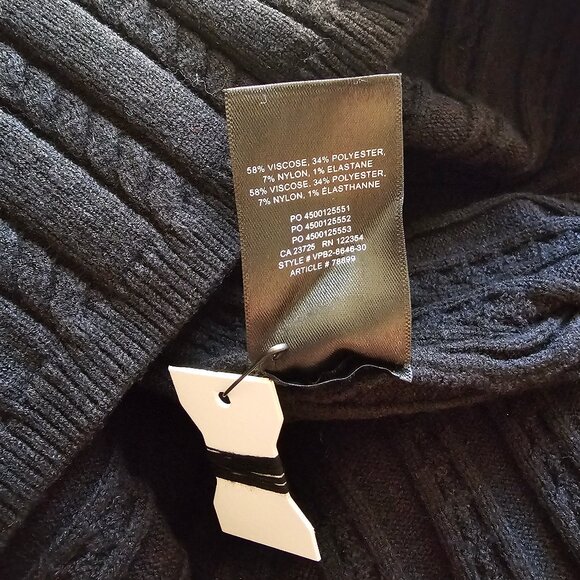 Aritzia Sunday Best Maple Longsleeve Bodycon Dress - 2020 - Black - Sz S - NWT - Picture 10 of 16